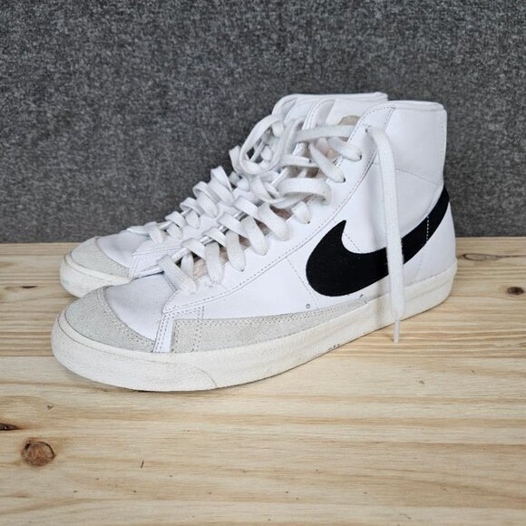 Nike Blazer Mid 77 Vintage White and Black size 12 Mens BQ6806-100 - Picture 5 of 13
